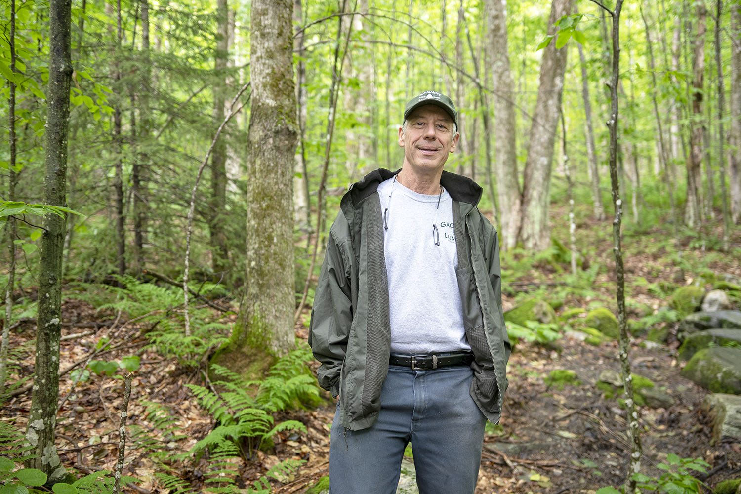 Ken Gagnon hikes along the Long Trail, VT
