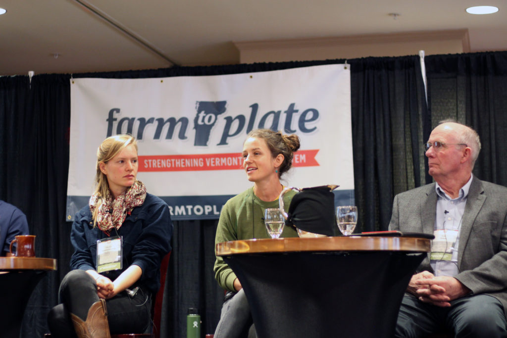 Taylor Mendell Footprint Farm speaks at Vermont Farm to Plate Network Gathering