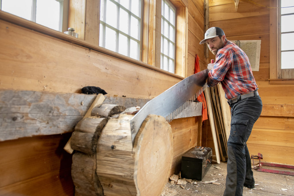 Calvin Willard of Vermont trains at Single Buck