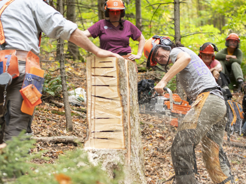 Vermont Womens Game of Logging Amy Gilbert