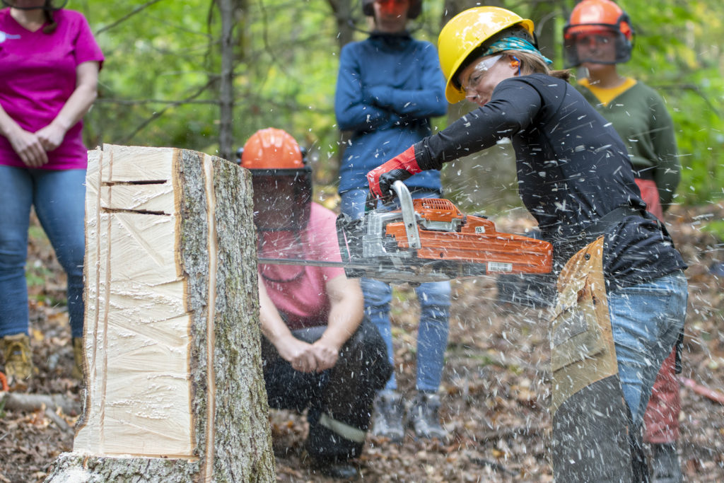 Vermont Womens Game of Logging Molly Hoyett