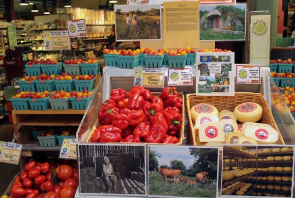 Local Food Display at Middlebury Natural Foods Co-Op