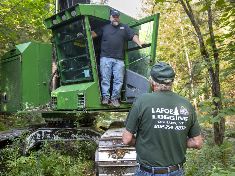 VT Loggers Stan Parker Brian Lafoe Logging Duxbury