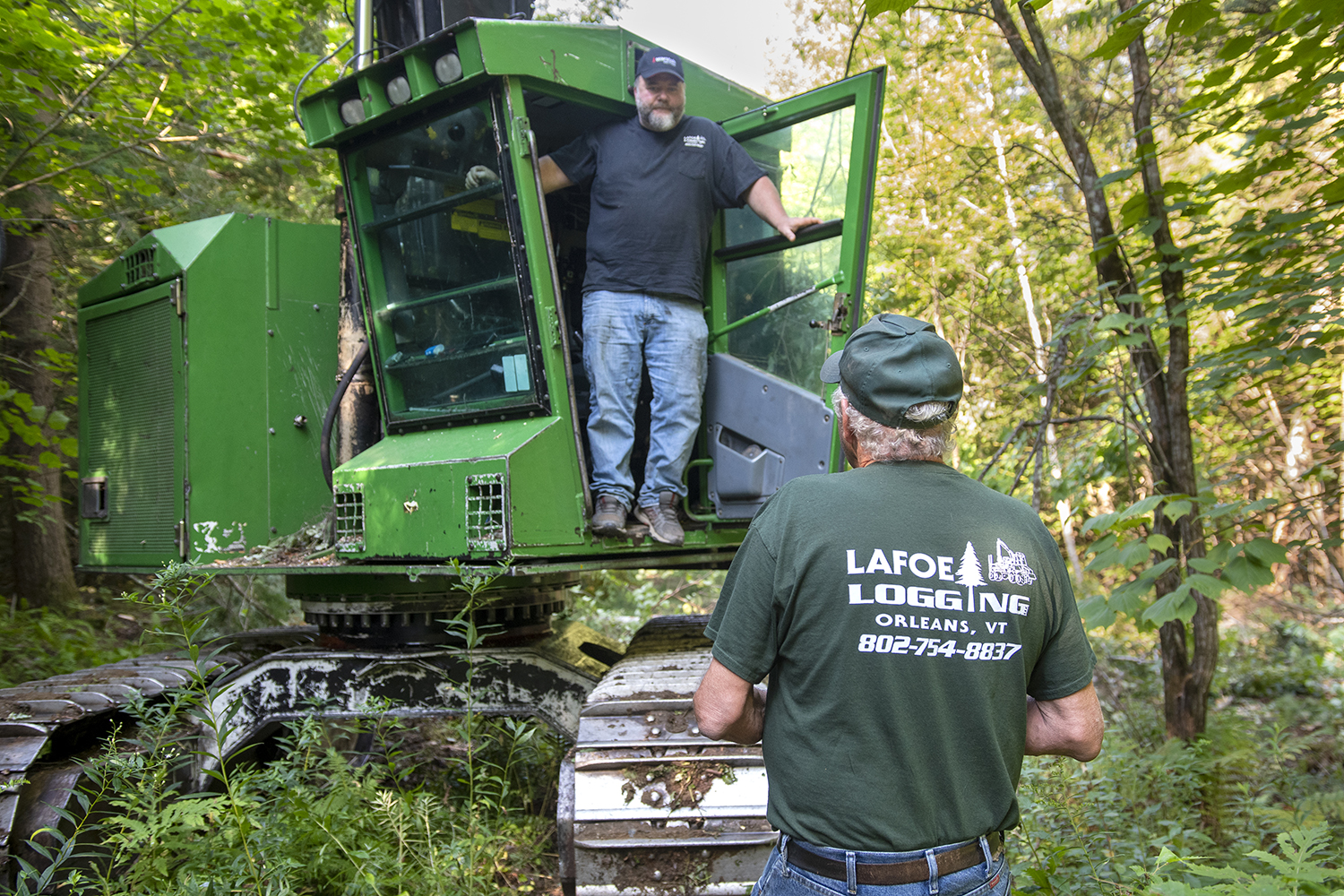 VT Loggers Stan Parker Brian Lafoe Logging Duxbury