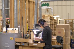 Workshop-Employee at Maple Landmark Wooden Toy Company in Vermont