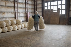 Mary Ellen Lovinsky with Bags of Sylvacurl