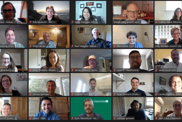 The DeltaClimeVT Energy 2021 cohort of entrepreneurs from seven start-up companies from around the U.S. and Canada participated in the virtual four-month business accelerator program.