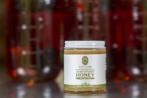 Luce Farm Wellness produces a variety of products, including hemp-infused honey. Photo by Erica Houskeeper.