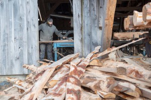 Owner Tucker Riggs says community-scale milling is an intentional part of his business plan and something he’s passionate about preserving. Photo by Erica Houskeeper.
