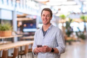 Infisense cofounder Tim Guiterman says there is an unprecedented demand for real time monitoring, management, and tracking of data from buildings that ties that data to sustainability performance, financial performance, and the actual safety and comfort of a space through evidence.” Photo by Erica Houskeeper.