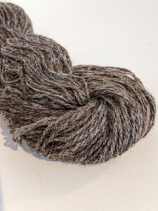 The end product of the recent shearing will be Bobolink Yarns Snug Valley Farm Coopworth Fingering wool yarn.