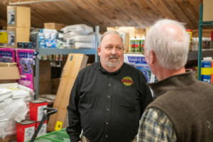 Scott Sparks meets with Victor Morrison, a VSJF business coach. Photo by Erica Houskeeper.