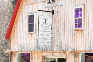 Roots Farm Market, located in a building originally built in the 1850s, had been on the market for three years before owner Karin Bellemare and John Wagner purchased the property and opened the market in 2019. Photo by Erica Houskeeper.