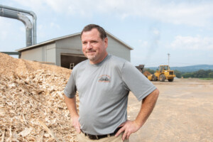 After 15 years working with multinational corporations around the world to find greater efficiency in infrastructure, computerization, and administration, Phil Gervais returned home to help his son, Josh, and business partner, Matt Gregoire, open Vermont Natural Forest Products. Photo by Erica Houskeeper.