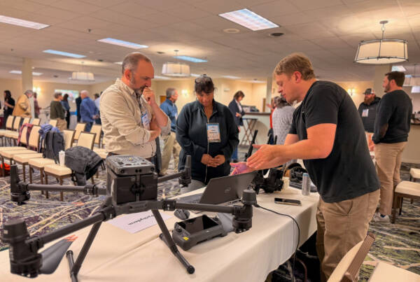 Pachyderm Industries demonstrates its innovative technology during the Forest Business Accelerator awards in November 2025.